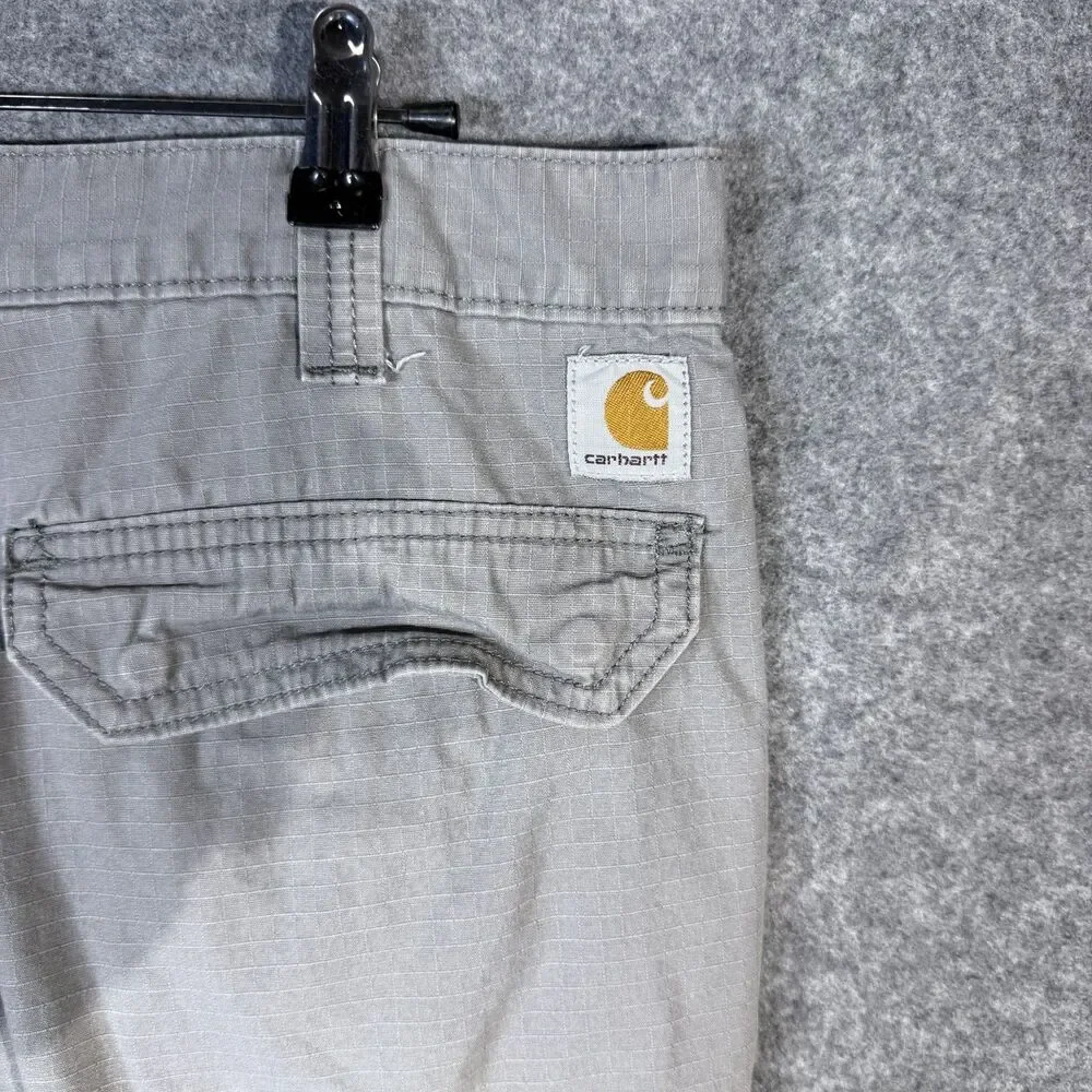 Carhartt Men's‎ Relaxed Fit Gray Work Shorts Size 33